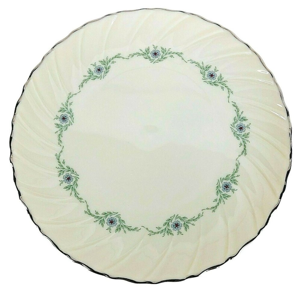Lenox China Musette Salad Dessert Plate 7 7/8” Platinum‎ Trim F507 VTG USA